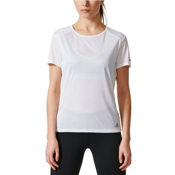 Adidas Women's Running Run T-Shirts White CG2018 size XS - Picture 1 of 10